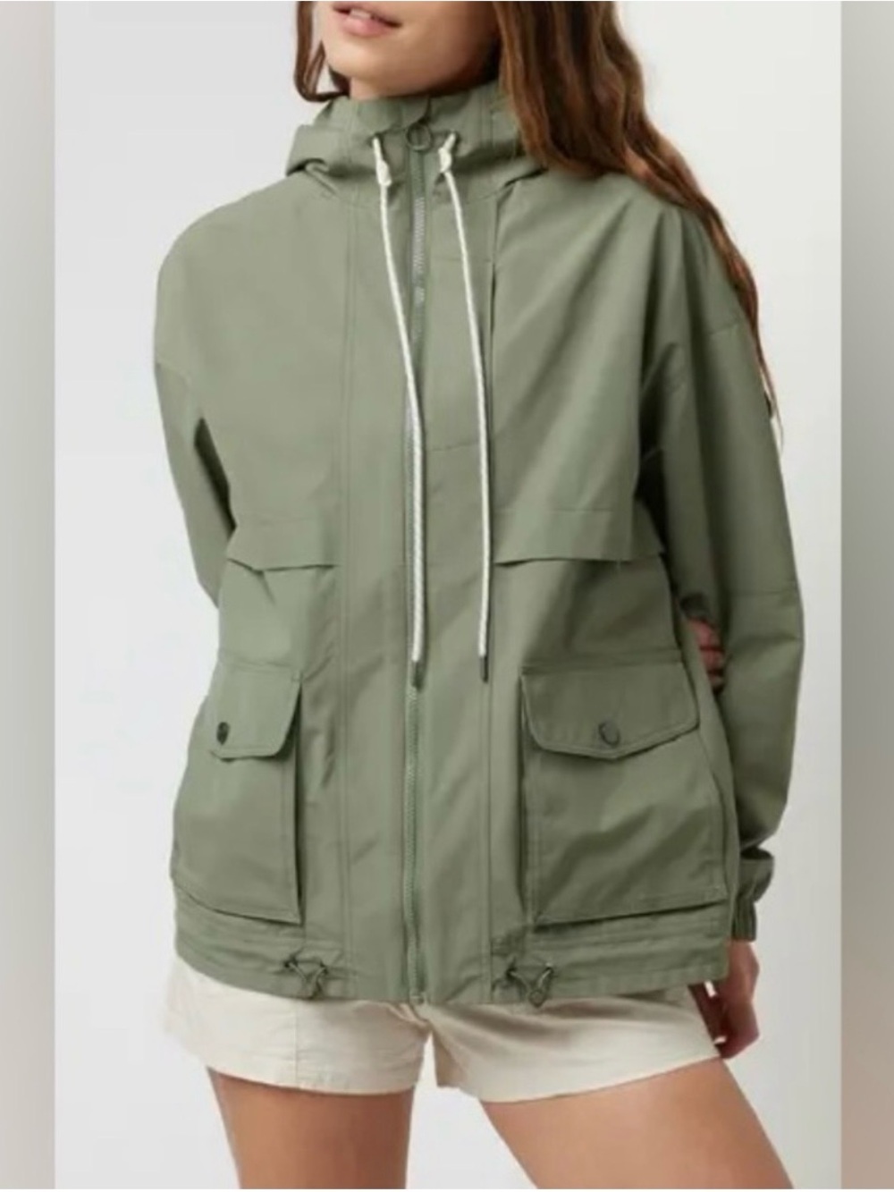 Vuori pistachio elijo rain Jacket - Women